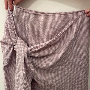 Lavender size small wrap skirt/swim coverup